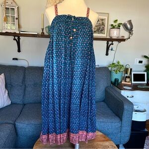 Natural Life Emma Midi Dress, XL, Boho style.